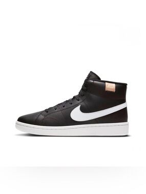 New Nike Court Royale 2 Mid "Black/White Onyx/White" Men's Shoe CQ9179 001